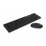 Conceptronic Orazio toetsenbord Inclusief muis Thuis RF Draadloos QWERTY Spaans Zwart