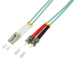 LogiLink 3m LC-ST InfiniBand/fibre optic cable Turquoise