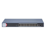 Hikvision Smart Managed Series DS-3E1526P-EI network switch Gigabit Ethernet (10/100/1000) Power over Ethernet (PoE) 1U Black