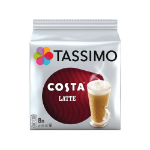 TASSIMO COSTA LATTE PDS 16 X5PK P80