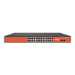 Wi-Tek WI-SG124F network switch Unmanaged Gigabit Ethernet (10/100/1000) Black, Orange