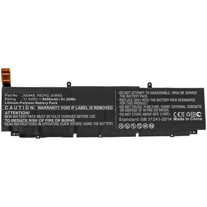 CoreParts Laptop Battery. 91.2Wh