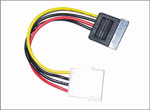 Microconnect SATA Power 4pin-15pin 0.2 m