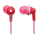 Panasonic RP-HJE125E-P headphones/headset Wired In-ear Music Pink