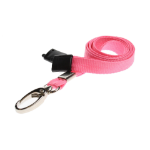 Digital ID 10mm Recycled Plain Pink Lanyards with Metal Lobster Clip (Pack of 100)