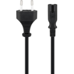 Goobay 50084 power cable Black 1.5 m CEE7/16 C7 coupler