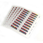 Quantum 3-07185-04 barcode label Multicolour