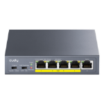 Cudy GS1005P network switch Unmanaged Gigabit Ethernet (10/100/1000) Power over Ethernet (PoE) Grey