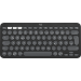 Logitech Pebble Keys 2 K380s keyboard Universal RF Wireless + Bluetooth QWERTZ German Graphite