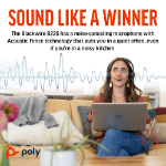 POLY Blackwire 8225 Stereo Microsoft Teams Certified USB-C Headset +USB-C/A Adapter