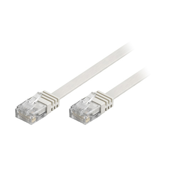 EU Product - Flat 20m, Network cable, white thumbnail