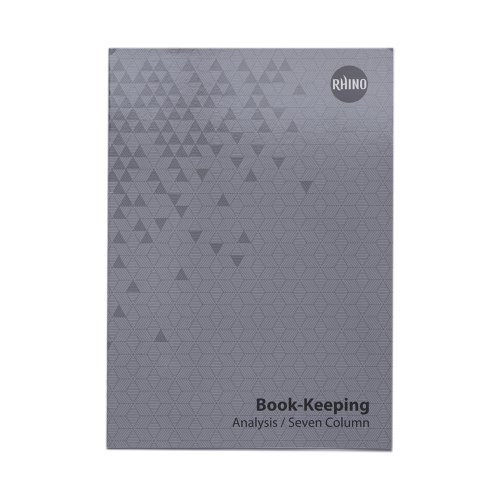 Image of Rhino A4 Book-keeping Book 32 Page, Analysis Ruling (Pack of 144)