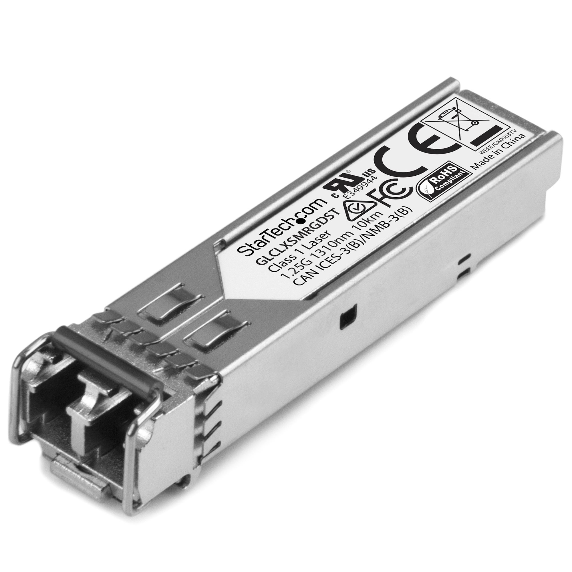 Image of StarTech.com Cisco GLC-LX-SM-RGD Compatible SFP Transceiver Module...
