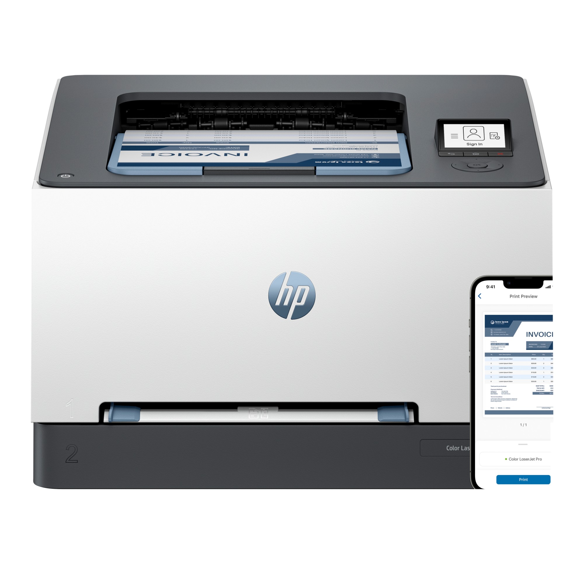Hp Laserjet Pro 3202Dw Wireless Multifunction Color Printer. Duplex