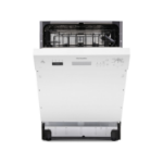 Montpellier MDI655 Semi-Integrated Dishwasher - White control panel