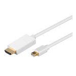 Goobay 1m Mini DisplayPort / HDMI Cable White
