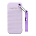 Verbatim Pocket SSD USB 3.2 Gen 2 1TB Purple incl. two rubber sleeves