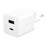 PanzerGlass empower™ by ® Turbo 35W Charger incl. USB-C + USB-A | EU Plug | Silver White