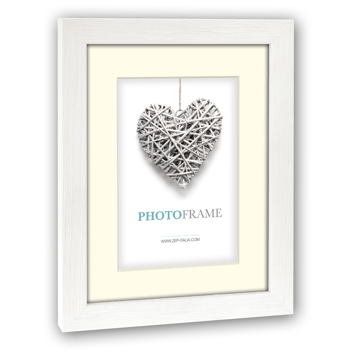 Image of ZEP Regent 4 - Wood - White - Single picture frame - Table - Wall...