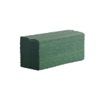 SIRIUS 1 ply green C fold hand towels 2520 per case 100 cases per pallet