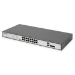 Digitus 16 Port Fast Ethernet PoE Switch, 19 Inch, Unmanaged, 2 Uplinks