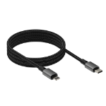 Vision TC 1MLTGMAG/BL lightning cable 1 m Black