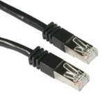 C2G 50ft Shielded Cat5E Molded Patch Cable networking cable Black 15.25 m