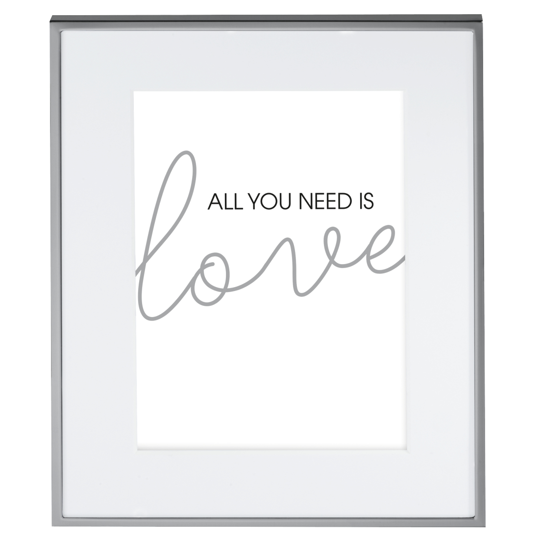 Image of Hama Line - Metal - Silver - Single picture frame - Table Wall -...