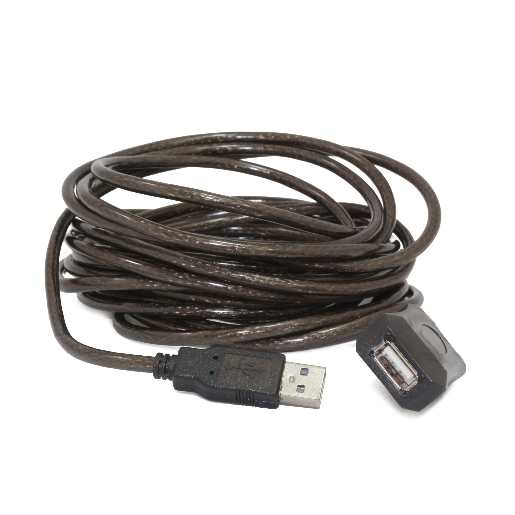 Gembird USB A/USB A M/F 5m USB-kablar USB 2.0 Svart