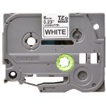 Brother TZE-211 DirectLabel black on white Laminat 6mm x 8m for Brother P-Touch TZ 3.5-18mm/6-12mm/6-18mm/6-24mm/6-36mm