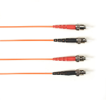 Black Box FOLZH10-002M-STST-OR InfiniBand/fibre optic cable 2 m ST OM3 Oranje