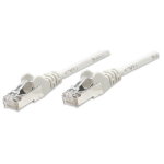 Intellinet Network Patch Cable, Cat5e, 20m, Grey, CCA, F/UTP, PVC, RJ45, Gold Plated Contacts, Snagless, Booted, Lifetime Warranty, Polybag