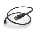 UNC PC6-09F-BLK-S networking cable Black 107.9" (2.74 m) Cat6
