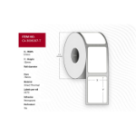 Capture CA-3006307-T printer label White