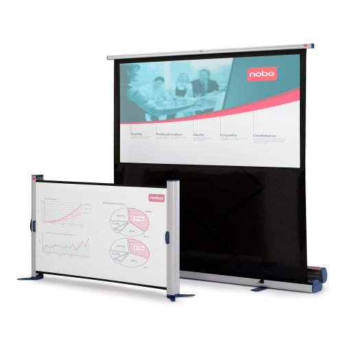 Nobo Portable Floorstanding Projection Screen 1220 x 910mm