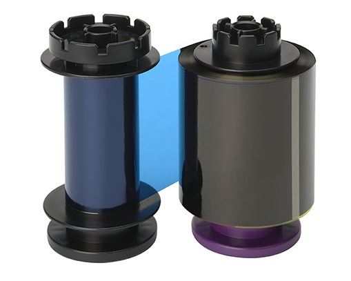 Evolis RT5F011EAA Thermal-transfer ribbon Bk,BK,C,M,Y, 400 pages for Evolis Avansia