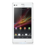 Sony Xperia L 10.9 cm (4.3") Single SIM Android 4.1 3G Micro-USB B 1 GB 8 GB 1700 mAh White