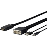 Vivolink Pro VGA + Audio to HDMI 3M VGA (D-Sub) + 3.5mm + USB Type-A Black