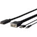 Vivolink PROVGAHDMI3 video cable adapter 3 m HDMI VGA (D-Sub) + 3.5mm + USB Type-A Black