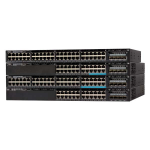 Cisco Catalyst 3650 Managed L3 Gigabit Ethernet (10/100/1000) Power over Ethernet (PoE) 1U Black