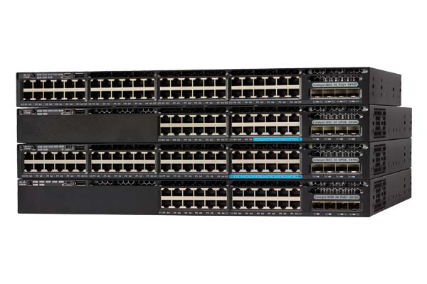 Cisco Catalyst 3650 Managed L3 Gigabit Ethernet (10/100/1000) Power over Ethernet (PoE) 1U Black