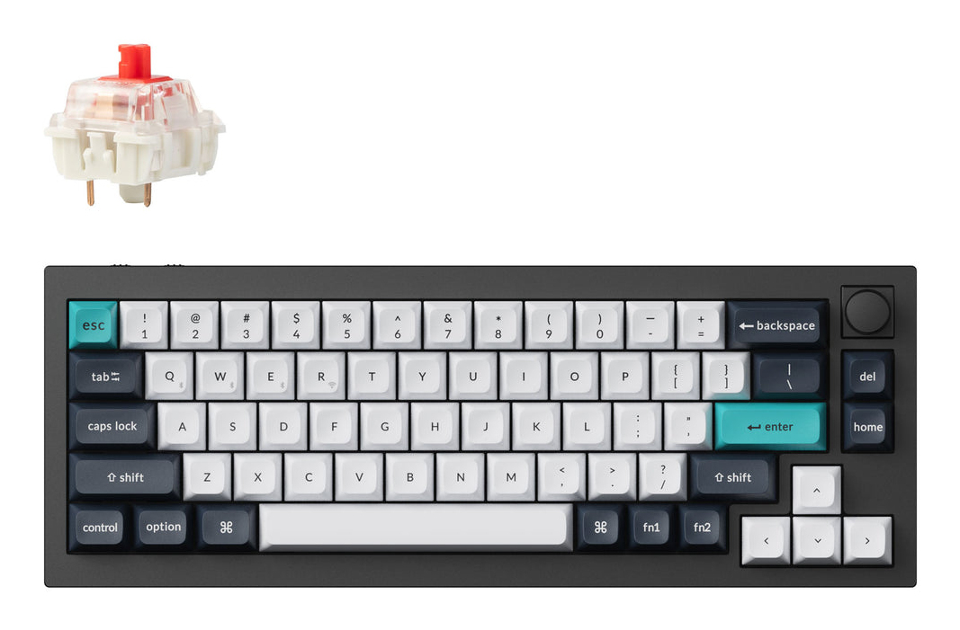 Keychron Q2 Max keyboard Home/Office USB + RF Wireless + Bluetooth QWERTY UK English Black