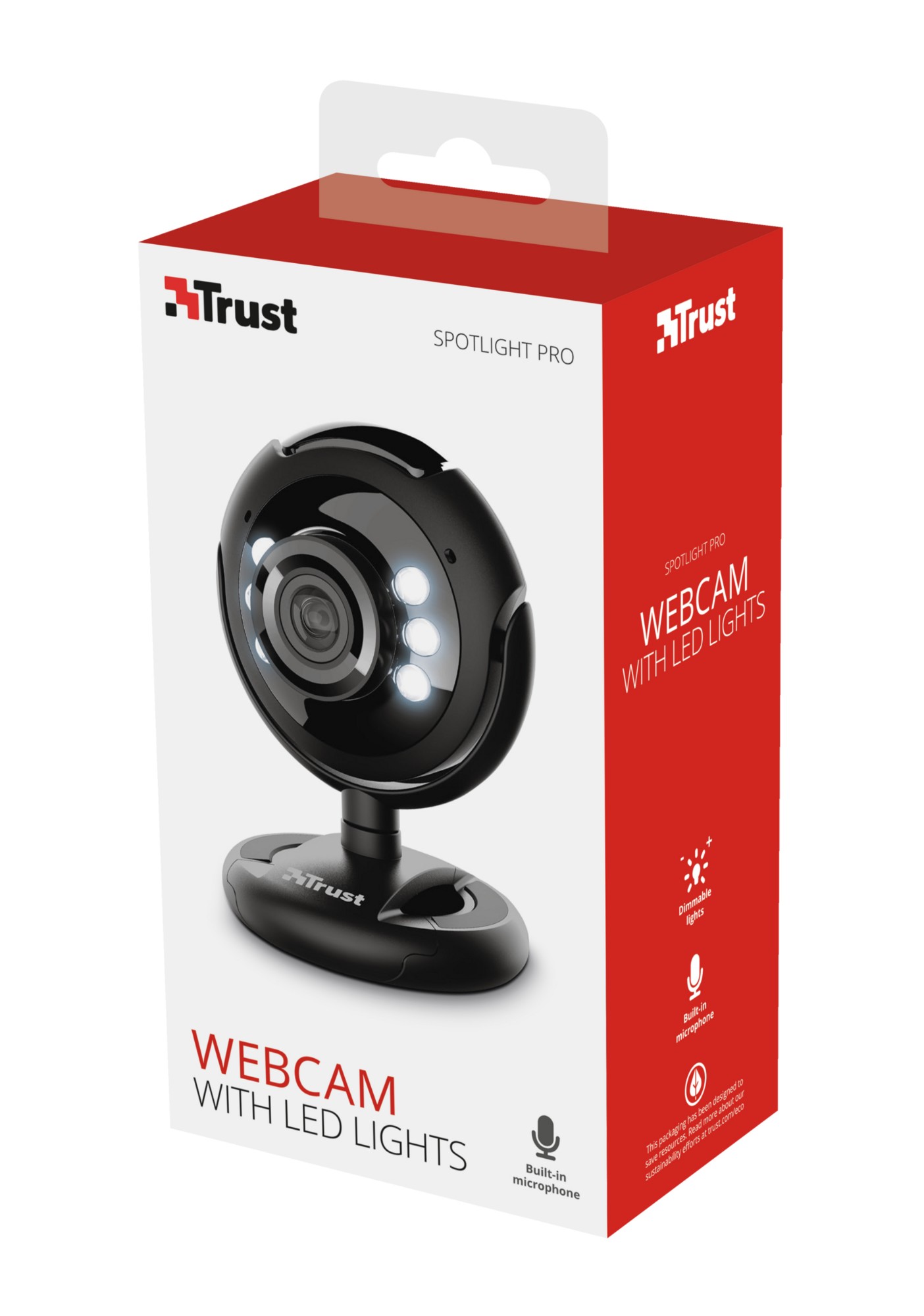 Trust SpotLight Pro webcam 1.3 MP 640 x 480 pixels USB 2.0 Black, 8 in ...