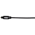 Avinity 127107 fibre optic cable 0.75 m TOSLINK ODT Black