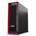 Lenovo ThinkStation P5 Intel Xeon W w3-2425 32 GB DDR5-SDRAM 1 TB SSD NVIDIA T1000 Windows 11 Pro for Workstations Tower Workstation Black, Red