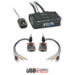 Lindy 2 Port VGA, USB 2.0 & Audio Cable KVM Switch