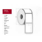 Capture CA-LB3042 printer label White