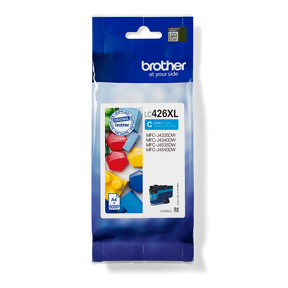 Image of Brother LC-426XLC Ink cartridge cyan, 5K pages ISO/IEC 19752 for...