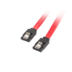 Lanberg CA-SASA-14CU-0050-R SATA cable 0.5 m SATA 7-pin Red