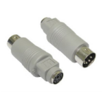 Cables Direct AD-302 cable gender changer PS/2 White